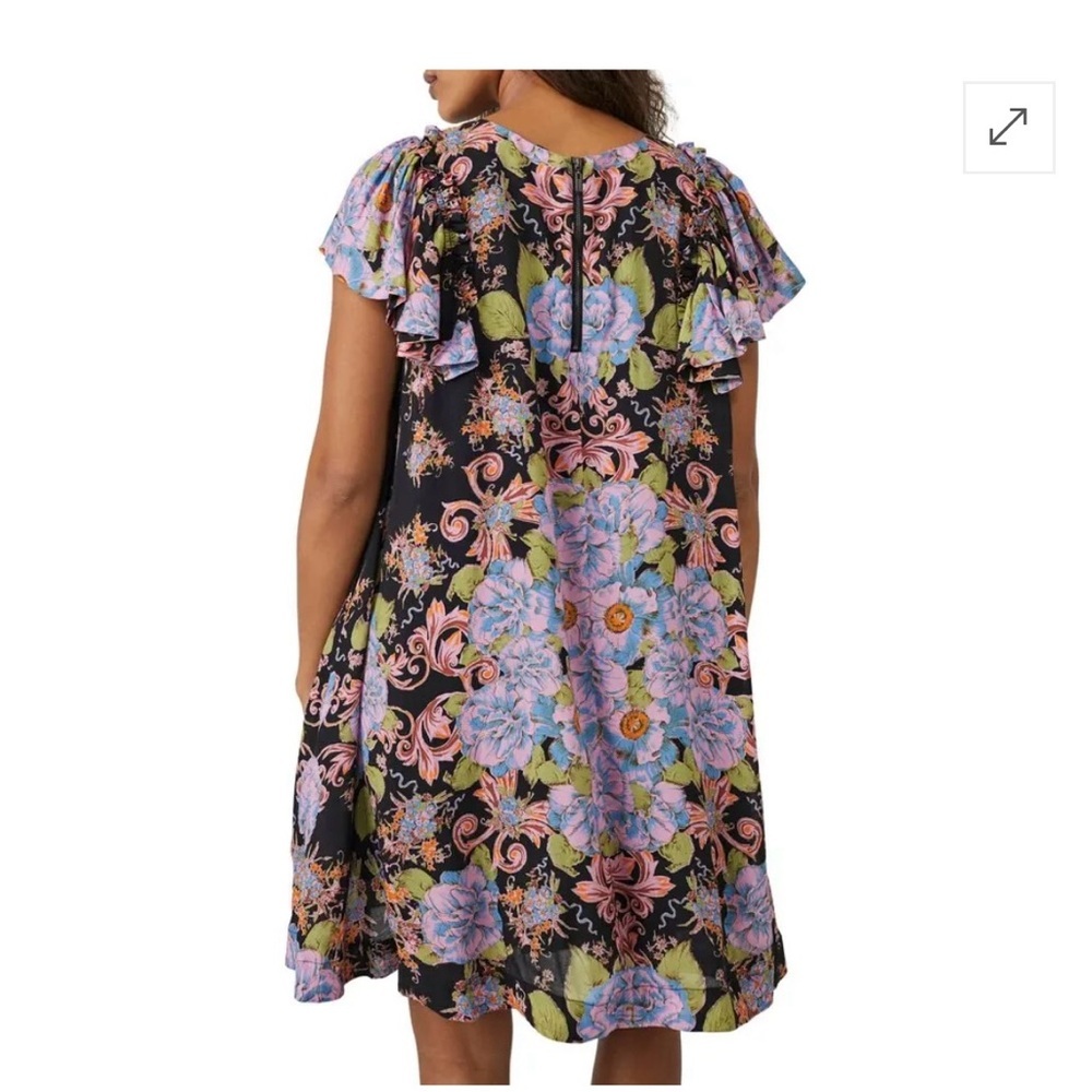 Free People Yara Oversized Day Dress. “Twilight Combo” color. EUC. Lined. Size S - Picture 2 of 15